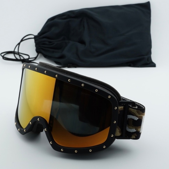 Celine Accessories - New! Celine Ski Mask C40196U 99C, Gold Mirror, Authentic